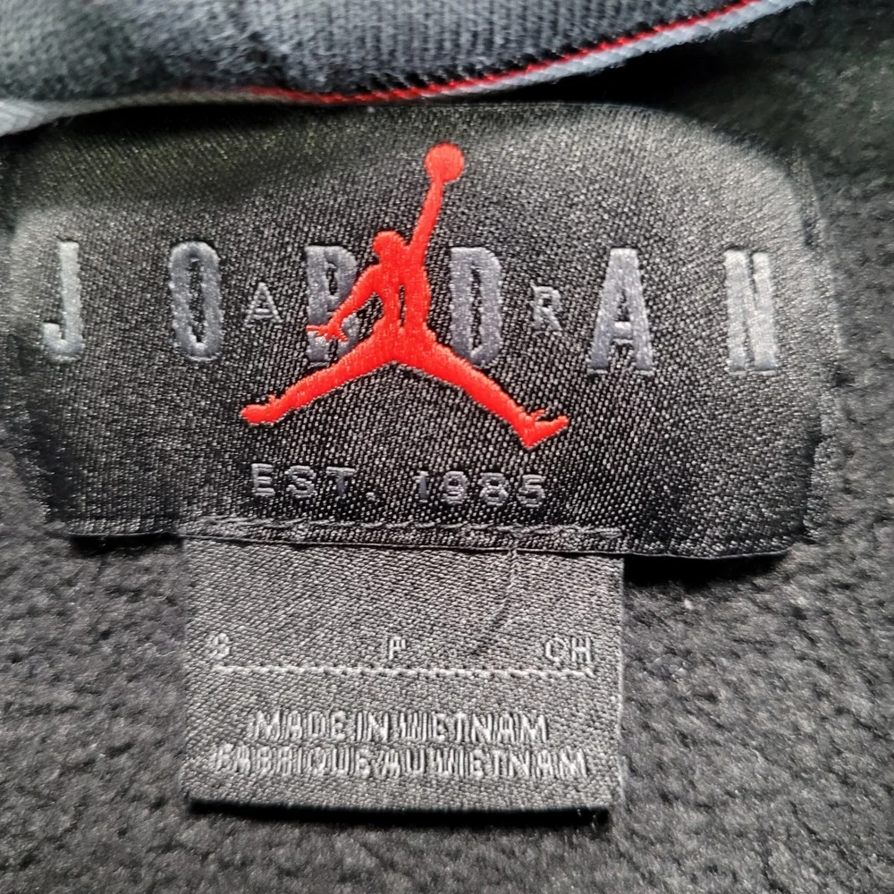 Jordan Howard University HU Mens Hoodie Black Graphic Print Sweatshirt‎ Size S